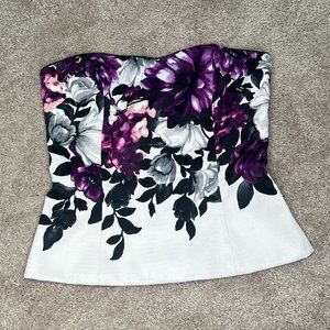 Floral Corset Top - WHBM